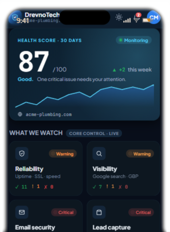 DrevnoTech Dashboard